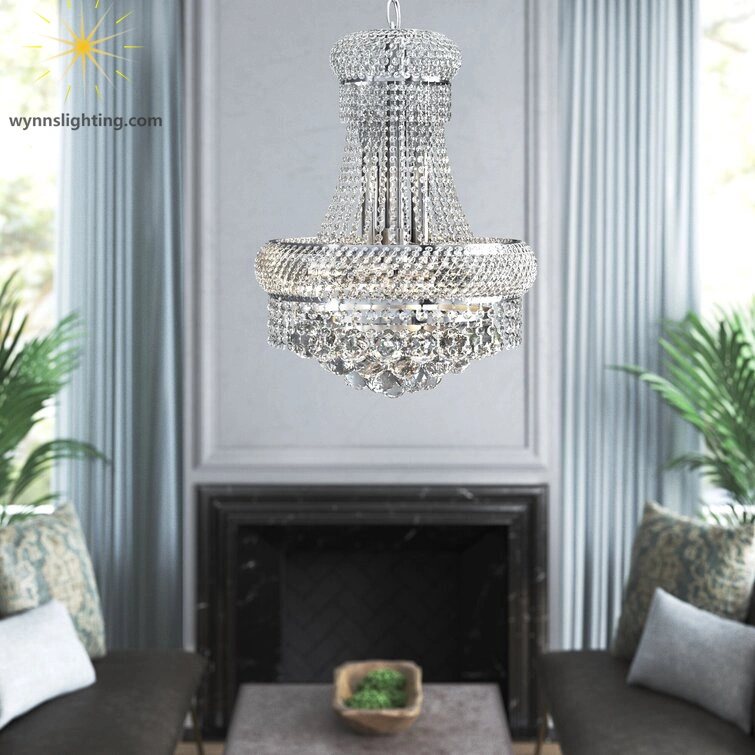 Modern Lighting Hotel Lobby Villa Decoration Pendant Light Custom Large Project LED Crystal Chandelier