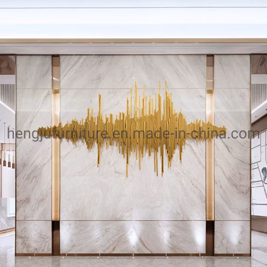Stainless Steel Modern Metal Islamic Arts Wall Decor for Interior Decoration