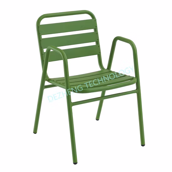 Metal Dining Chairs Patio Chair Dining Room Kitchen Seat Restaurant Metallic Indoor Outdoor Bar Stackable Chair